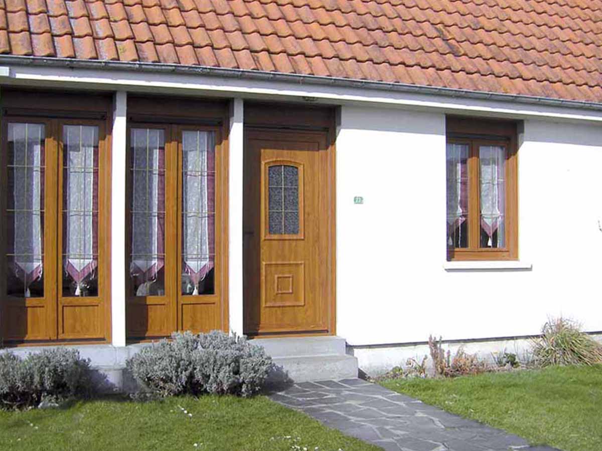 PORTE D'ENTREE À PANNEAU PVC GOPLAST CAPELLA