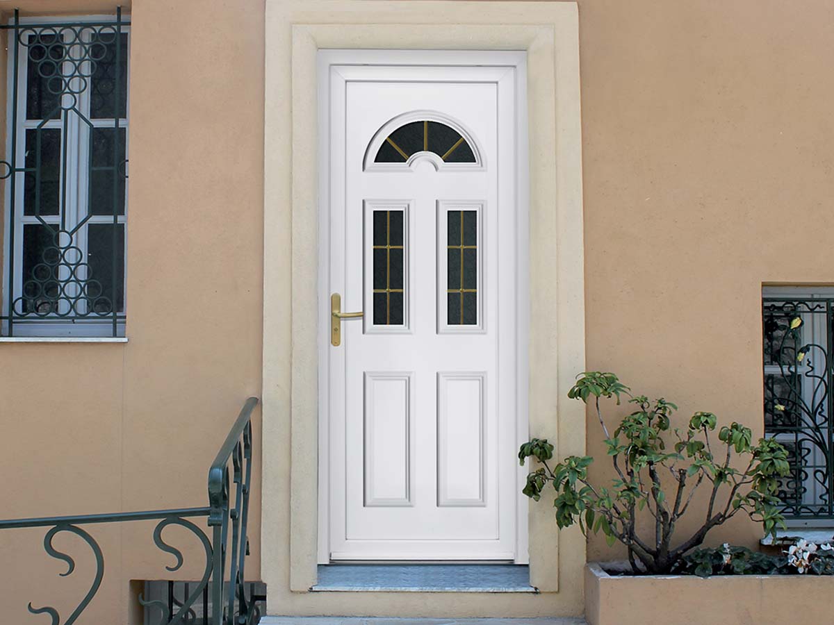 PORT PORTE D'ENTREE À PANNEAU PVC GOPLAST BIARRITZ